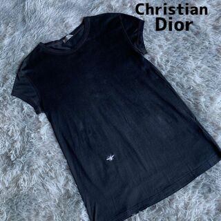 クリスチャンディオール(Christian Dior)のChristian Dior クリスチャンディオール Tシャツ メンズ 黒 S(Tシャツ/カットソー(半袖/袖なし))