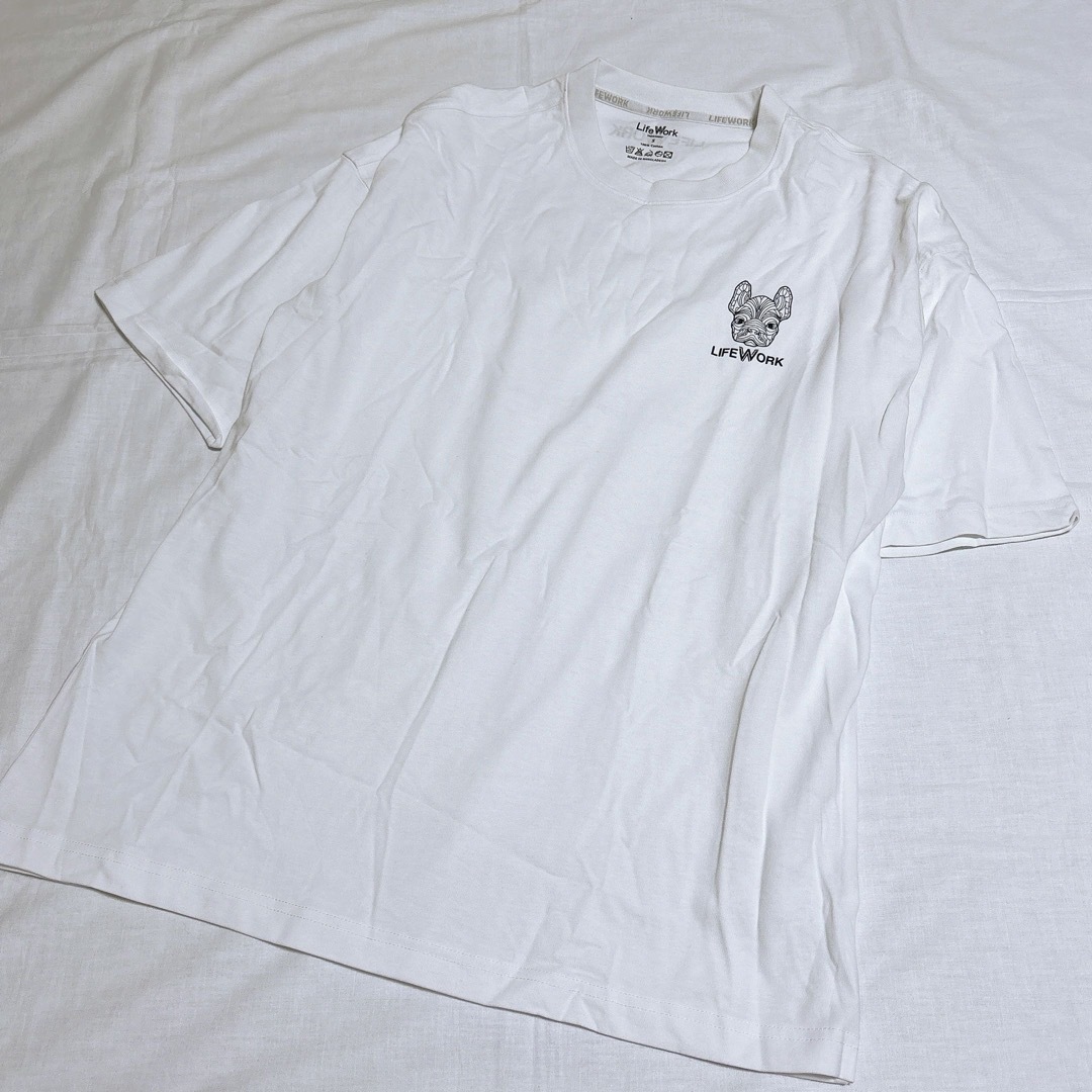 新品 韓国 Life Work Tシャツ ポーチ 限定セット ライフワーク メンズのトップス(Tシャツ/カットソー(半袖/袖なし))の商品写真