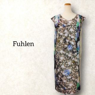 フューレン(Fuhlen)のFuhlen ✿ フューレン 総柄 ワンピース 38 膝丈 フォーマル 春夏(ひざ丈ワンピース)