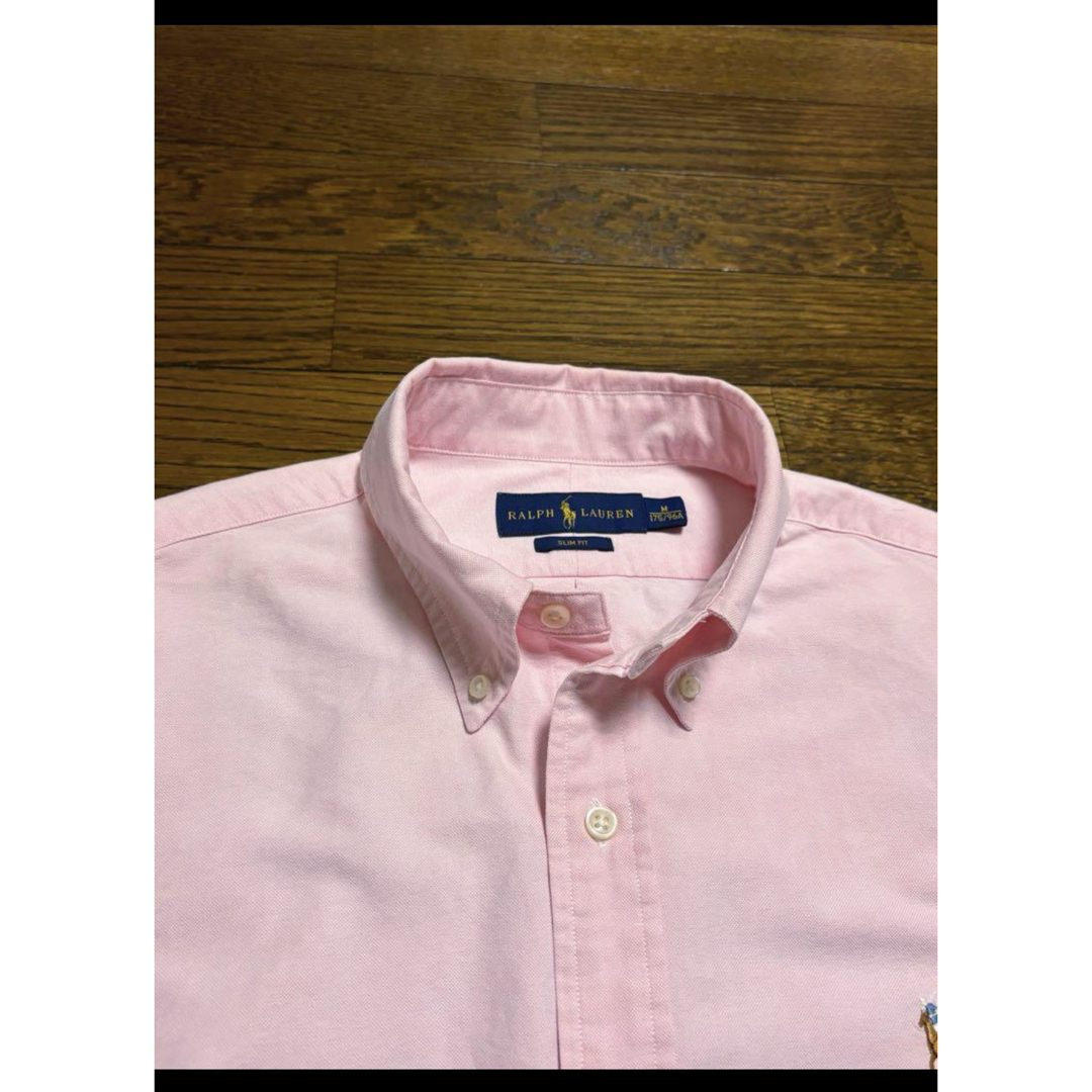 Ralph Lauren(ラルフローレン)のラルフローレン ボタンダウン シャツ ワイシャツ ピンク M 　NO1995 メンズのトップス(シャツ)の商品写真