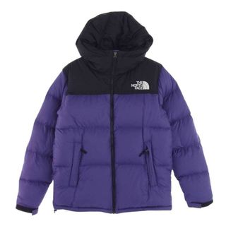 ザノースフェイス(THE NORTH FACE)のTHE NORTH FACE ノースフェイス ダウンジャケット ND92041R Nuptse Hoodie ヌプシ フーディ ダウン ジャケット パープル系 XL【中古】(その他)