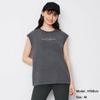 ジーユー(GU)のGU ジーユー ♡ ウォッシュドT(半袖)SD+E商品番号: 334216(Tシャツ(半袖/袖なし))