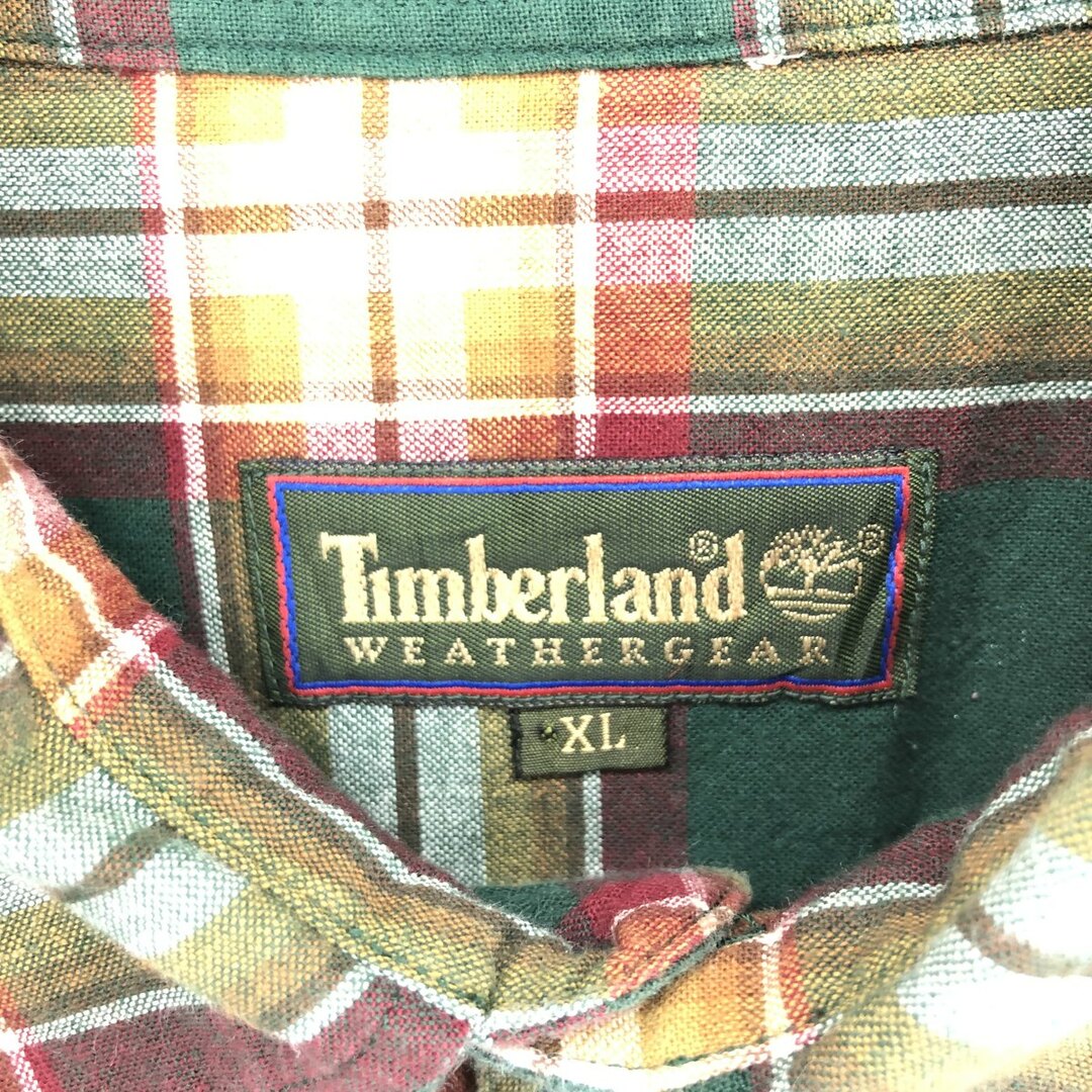 Timberland(ティンバーランド)の古着 90年代 ティンバーランド Timberland 長袖 コットンシャツ メンズXL ヴィンテージ /eaa448277 メンズのトップス(シャツ)の商品写真