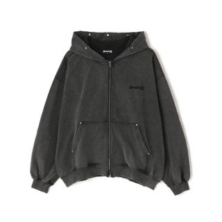 【Supplier】サプライヤー/STUDS CROSS ZIP HOODIE 