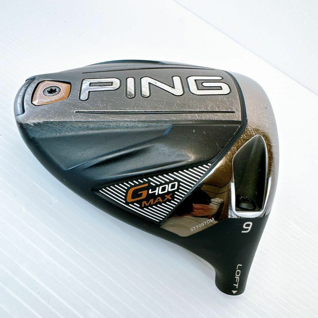PING(ピン)のPING　G400　MAX　ドライバー　9.0°　ヘッドのみ　右利き／初心者推奨 スポーツ/アウトドアのゴルフ(クラブ)の商品写真