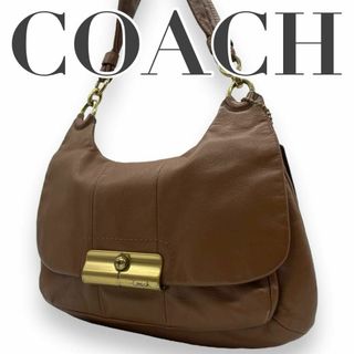 コーチ(COACH)のCOACH コーチ　e6 肩掛け　レザー　16931 ハンドバッグ　ブラウン　茶(ハンドバッグ)