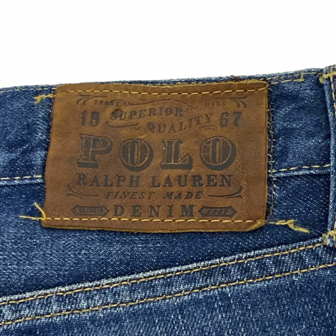 POLO RALPH LAUREN(ポロラルフローレン)のポロラルフローレン デニム ジーンズ W35 スリムストレート US古着f83 メンズのパンツ(デニム/ジーンズ)の商品写真