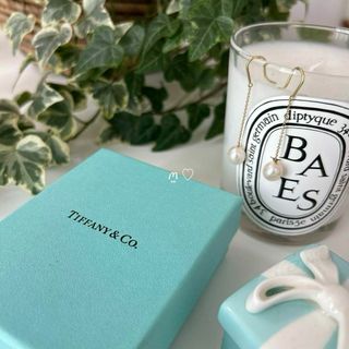 Tiffany & Co. - ティファニー　パールバイザヤードチェーンピアス　Ꮶ18イエローゴールド　ドロップ