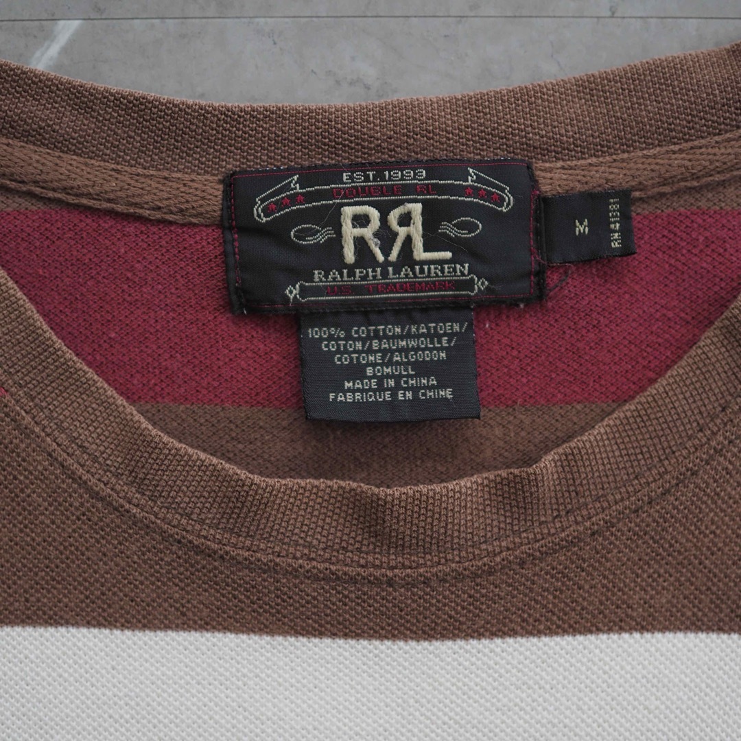 RRL(ダブルアールエル)の90's RRL 三つ星 ボーダー Tシャツ Mサイズ メンズのトップス(Tシャツ/カットソー(半袖/袖なし))の商品写真