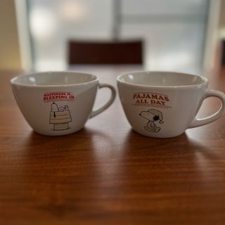 スヌーピー　スープマグ　カフェカップ　2つセット