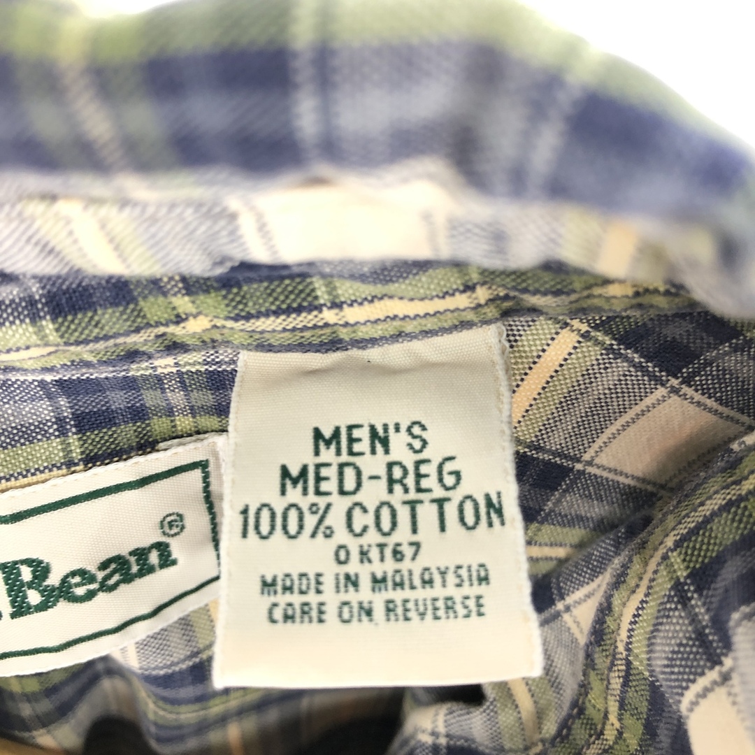 L.L.Bean(エルエルビーン)の古着 エルエルビーン L.L.Bean 半袖 ボタンダウン チェックシャツ メンズL /eaa450230 メンズのトップス(シャツ)の商品写真
