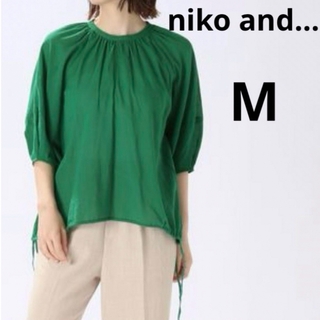 niko and... - niko and…  シアーガーゼ ランタン ブラウス  M