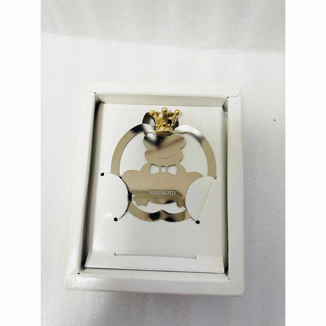 MIKIMOTO(ミキモト)のミキモト真珠　ブックマーク　しおり　かえる　カエル　動物　レア　高級　お洒落 レディースのファッション小物(その他)の商品写真