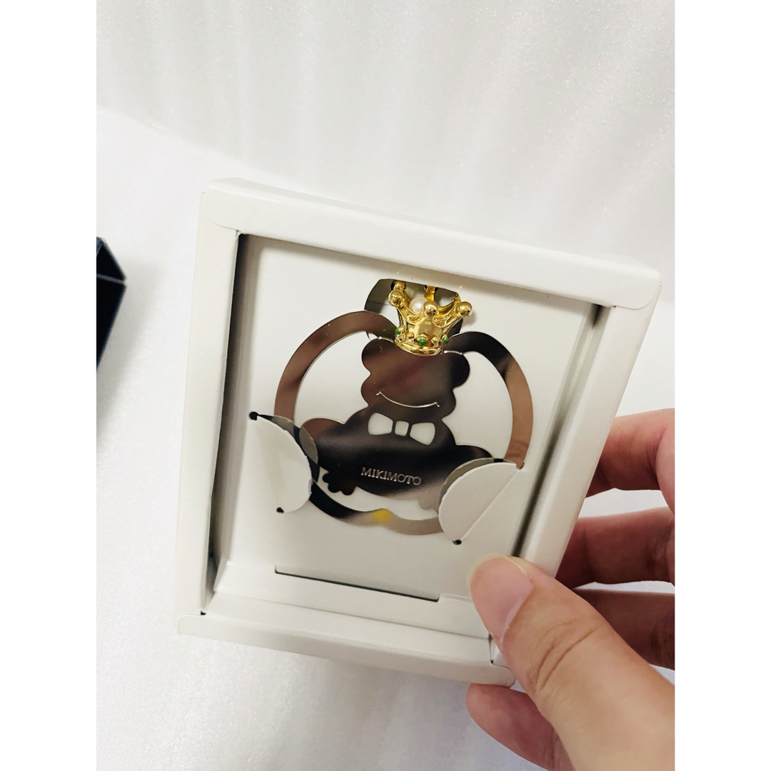 MIKIMOTO(ミキモト)のミキモト真珠　ブックマーク　しおり　かえる　カエル　動物　レア　高級　お洒落 レディースのファッション小物(その他)の商品写真