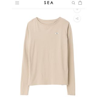 シー(SEA)の【新品未使用】SEA rie  ヴィンテージコットン L/S TEE(カットソー(長袖/七分))