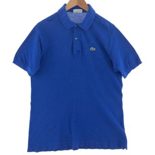 ラコステ(LACOSTE)の古着 80年代 ラコステ LACOSTE CHEMISE フレンチラコステ 半袖 ポロシャツ フランス製 6 メンズM ヴィンテージ /eaa381400(ポロシャツ)