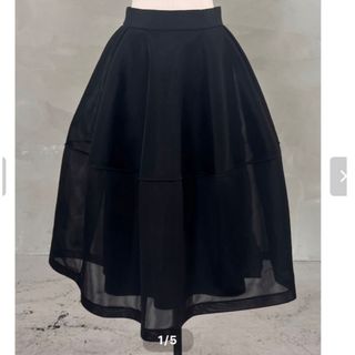 【lig dot】sheer volume skirt