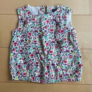 ベビーギャップ(babyGAP)の☆baby gap 花柄ノースリーブブラウス100cm☆ (Tシャツ/カットソー)