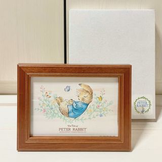 ピーターラビット(PETER RABBIT（TM）)のピーターラビット生誕120周年展☆おやすみピーター　絵画　額入り(絵画/タペストリー)