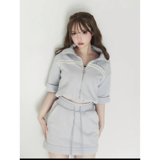 Ami line zip tops andmary & skirt(セット/コーデ)
