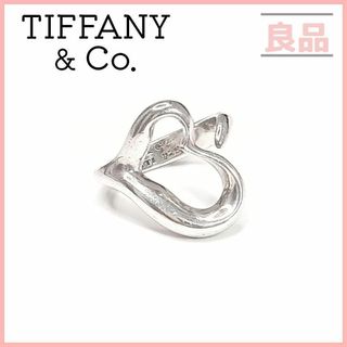 ティファニー(Tiffany & Co.)のティファニー 6号 オープンハートリング エルサ・ペレッティ 925 シルバー(リング(指輪))