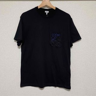 LOEWE - ロエベ LOEWE アナグラム刺繍Tシャツ 平野紫耀さん着用 ブラック