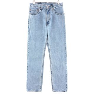 リーバイス(Levi's)の古着 90年代 リーバイス Levi's 505 REGULAR FIT STRAIGHT LEG テーパードデニムパンツ USA製 メンズw30 ヴィンテージ /eaa391821(デニム/ジーンズ)