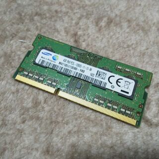 サムスン(SAMSUNG)のノート用メモリ 4GB PC3L-12800S(PCパーツ)