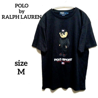 POLO RALPH LAUREN - ラルフローレン 90's 希少 サングラスポロベア USA星条旗  Tシャツ