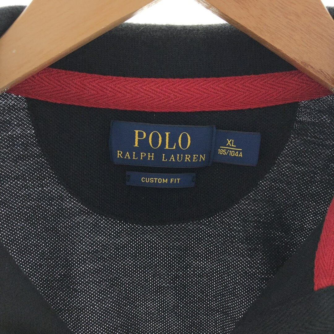 Ralph Lauren(ラルフローレン)の古着 ラルフローレン Ralph Lauren POLO RALPH LAUREN CUSTOM FIT ビッグポニー 半袖 ポロシャツ メンズL  /eaa381370 メンズのトップス(ポロシャツ)の商品写真