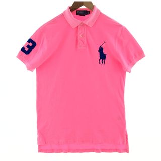 ラルフローレン(Ralph Lauren)の古着 ラルフローレン Ralph Lauren POLO by Ralph Lauren CUSTOM FIT 半袖  ビッグポニー ポロシャツ メンズM /eaa381386(ポロシャツ)