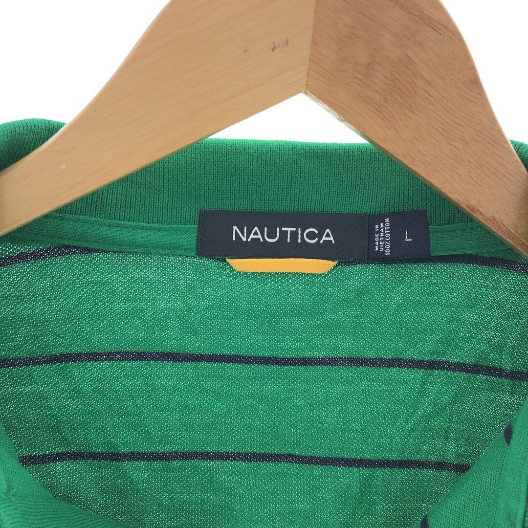 NAUTICA(ノーティカ)のデッドストック DEADSTOCK ノーティカ NAUTICA 半袖 ボーダー ポロシャツ メンズXL  /eaa381380 メンズのトップス(ポロシャツ)の商品写真