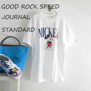 グッドロックスピード(GOOD ROCK SPEED)のGOOD　ROCK SPEED　ジャーナルスタンダード　ミッキー　Tシャツ　白(Tシャツ(半袖/袖なし))