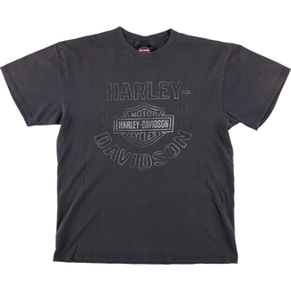 ハーレーダビッドソン(Harley Davidson)の古着 ハーレーダビッドソン Harley-Davidson モーターサイクル バイクTシャツ メンズL /eaa450921(Tシャツ/カットソー(半袖/袖なし))