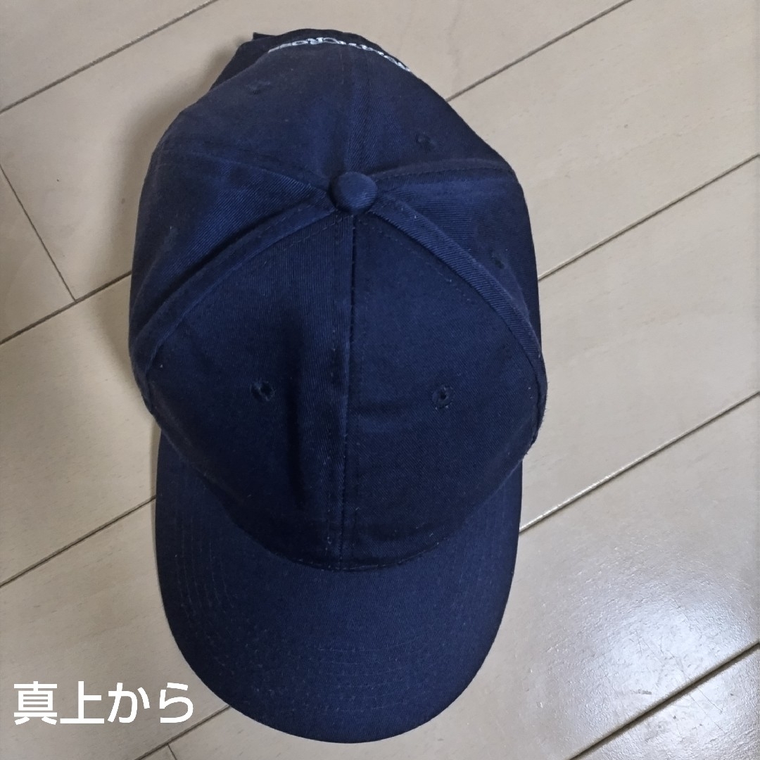 ネイビー　キャップ　58.5cm メンズの帽子(キャップ)の商品写真