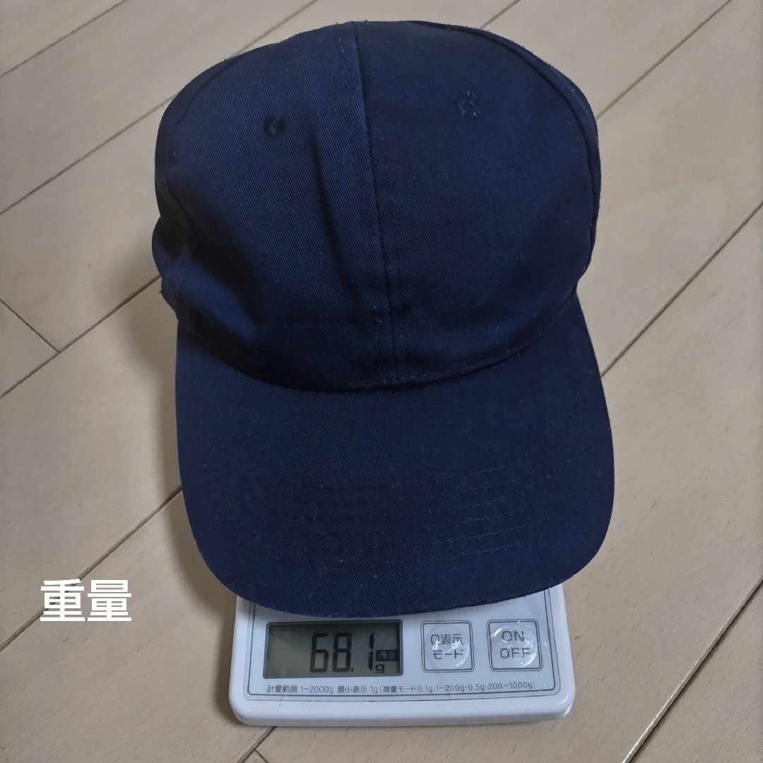 ネイビー　キャップ　58.5cm メンズの帽子(キャップ)の商品写真