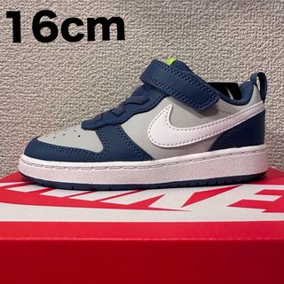 ナイキ(NIKE)の【新品未使用品】ナイキ コート ボロー ロー 2 ミスティックネイビー16cm(スニーカー)