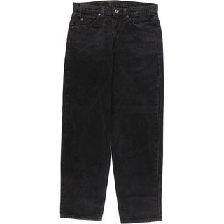 Levi's - 古着 リーバイス Levi's オレンジタブ 550 RELAXED FIT ブラックデニム テーパードデニムパンツ メンズw32 /eaa400246