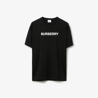 バーバリー(BURBERRY)のBURBERRY  ロゴコットンTシャツ  (Sサイズ)ブラック【新品未使用】(Tシャツ/カットソー(半袖/袖なし))