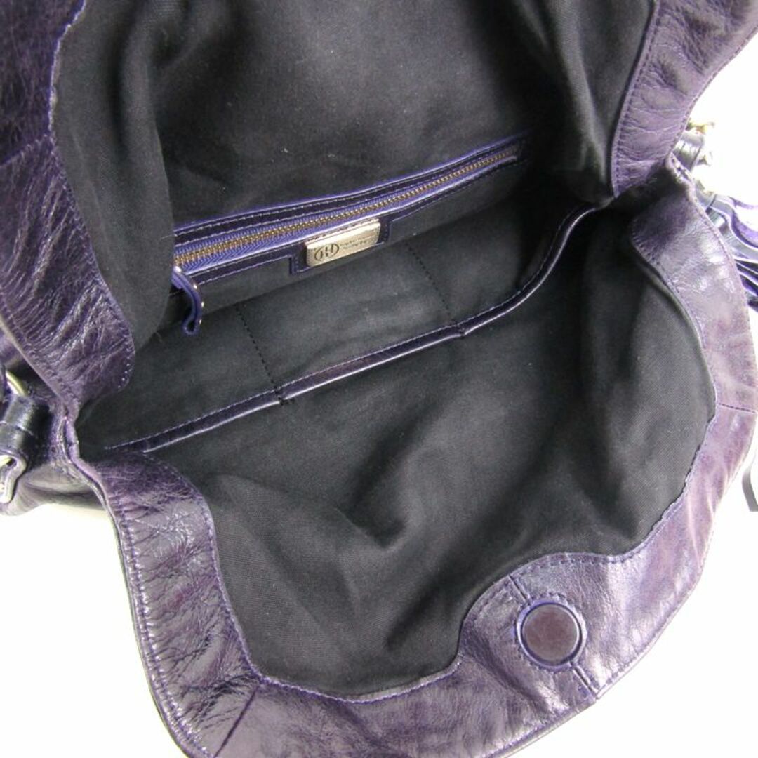ハイデンハーネット ショルダーバッグ レザー ワンショルダー 肩掛け 鞄 ブランド レディース パープル hayden-harnett レディースのバッグ(ショルダーバッグ)の商品写真