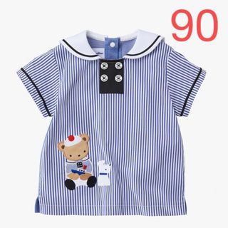 familiar 今期新作 ファミちゃん 半袖Tシャツ 90サイズ 