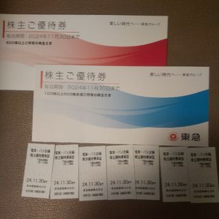 東急株主優待 　切符7枚　冊子2冊(鉄道乗車券)
