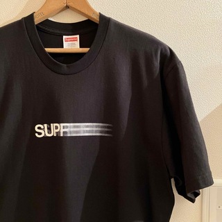 シュプリーム(Supreme)の込★Supreme 23SS Motion Logo Tee★黒L(Tシャツ/カットソー(半袖/袖なし))