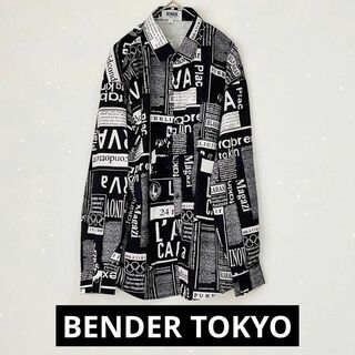 【BENDER TOKYO】メンズルーズシルエット レトロ 総柄プリント(シャツ)