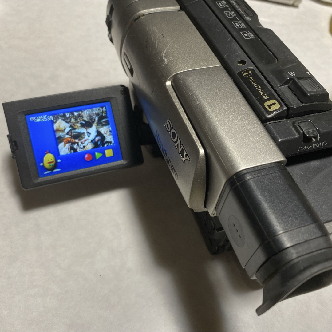 SONY(ソニー)の訳あり品　SONY VideoHi8  Handycam  DCR-TRV80 スマホ/家電/カメラのカメラ(ビデオカメラ)の商品写真