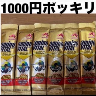 アジノモト(味の素)の新品 6本 アミノバイタル ＧＯＬＤ アミノバイタル PRO 味の素(アミノ酸)