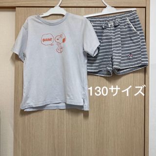 ピーナッツ(PEANUTS)のスヌーピーTシャツandショートパンツセット(パンツ/スパッツ)