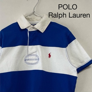 ラルフローレン(Ralph Lauren)の美品 90s POLO Ralph Lauren 半袖ラガーシャツ ポロシャツ(ポロシャツ)
