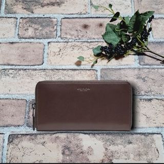 コーチ(COACH)のCOACH コーチ 長財布 マホガニー(長財布)