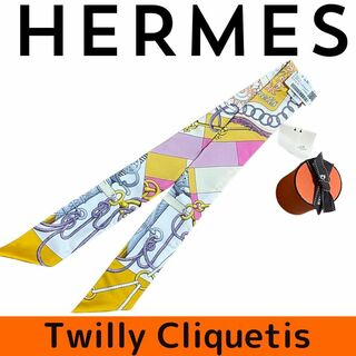 エルメス(Hermes)の【新品未使用】エルメス　 HERMES スカーフ ツイリー　クリケティス(バンダナ/スカーフ)